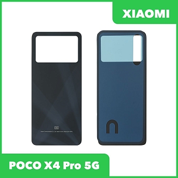 Задняя крышка для Xiaomi POCO X4 Pro 5G (черный)
