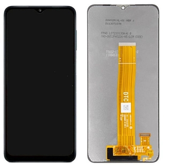 Дисплей (экран в сборе) для телефона Samsung Galaxy A12 (A125F), черный (100% LCD)